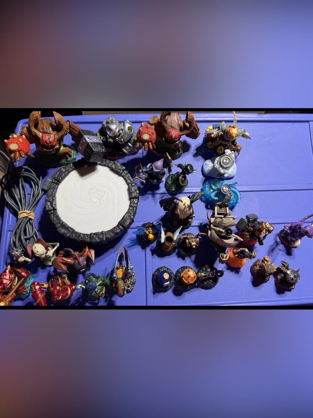 Skylanders Assorted Game Figure Lot with Portal